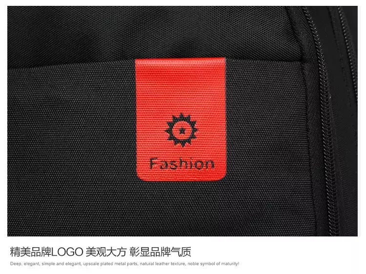 Mochila Oxford Business impermeável para homens e mulheres, bolsa para computador, mochila de viagem casual, mochila escolar luminosa, nova