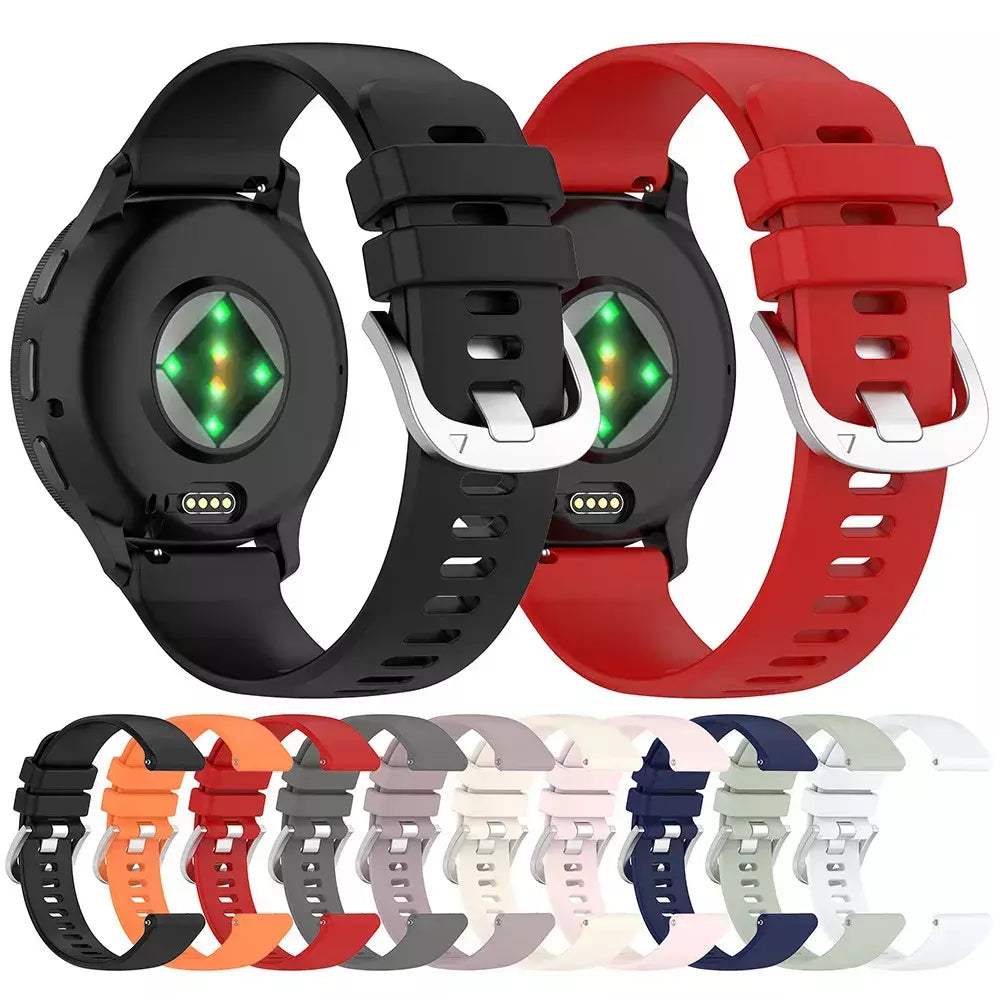 Pulseira de relógio para Garmin Venu 4 41mm 45mm Silicone 18mm 22mm Substituição de pulseira