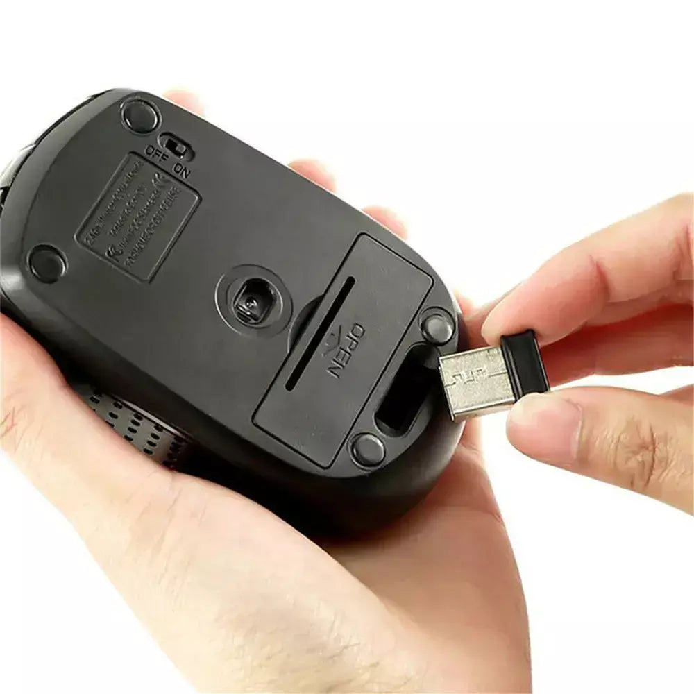 2.4g mouse sem fio silencioso mouse óptico de escritório ajustável dpi níveis mouse para jogos para computador portátil macbook notebook