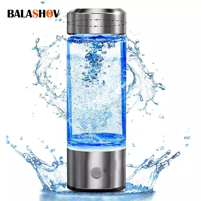 Garrafa elétrica portátil do gerador da água rica em hidrogênio, filtro Titanium da qualidade, USB, copo água rico em hidrogênio, cuidados médicos