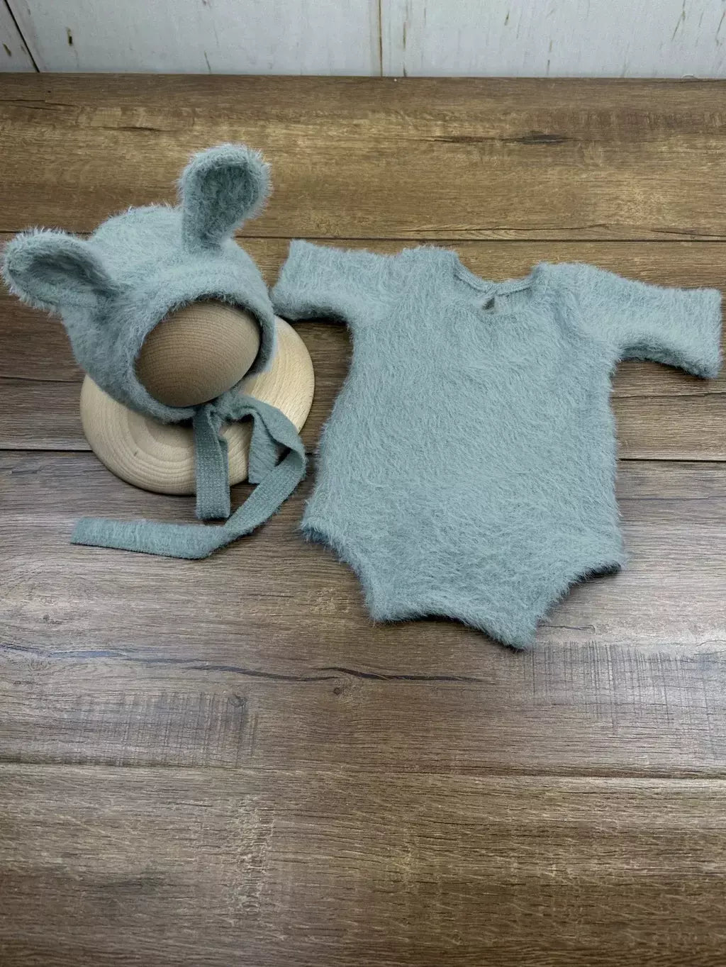 Adereços para fotografia de recém-nascidos, roupa de malha, boneca de coelho, óculos para cosplay de bebê, acessórios para sessão de fotos