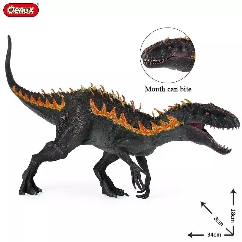 Oenux-Jurassic World Dinosaur Action Figures, Indominus Rex, Indoraptor King Kong, Velociraptor Selvagem, Modelo Animal, Kid Toy, Novo