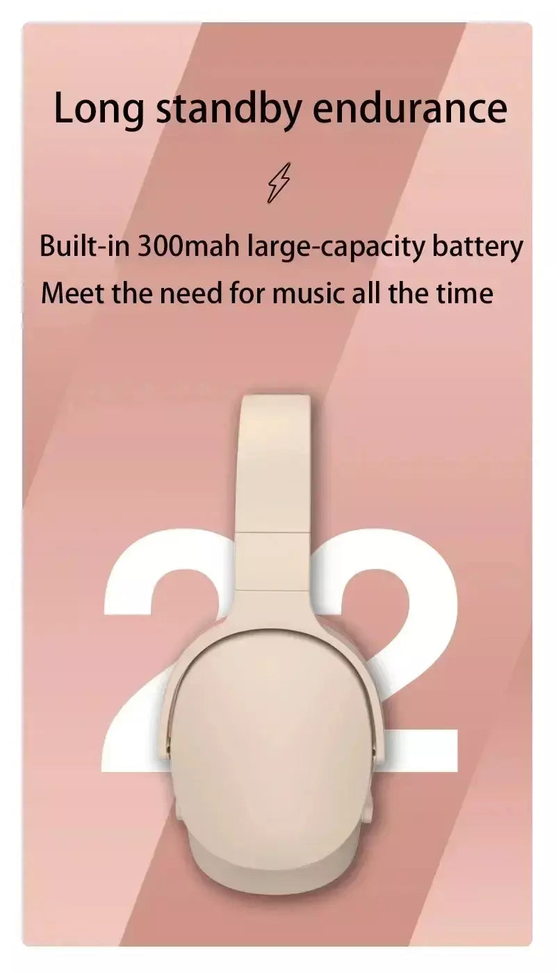 Xiaomi p2961 fones de ouvido sem fio bluetooth 5.3 dobrável alta fidelidade estéreo graves pesados longa resistência com microfone