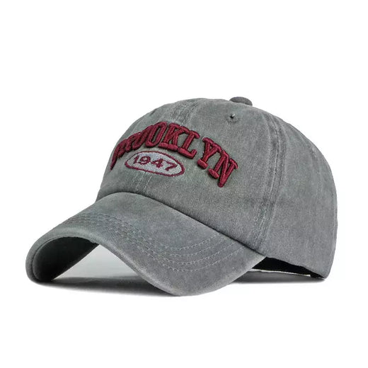 Boné de beisebol para quatro temporadas masculino e feminino, casual retrô lavado de algodão, bordado snapback, proteção solar unissex, verão, 4 estações