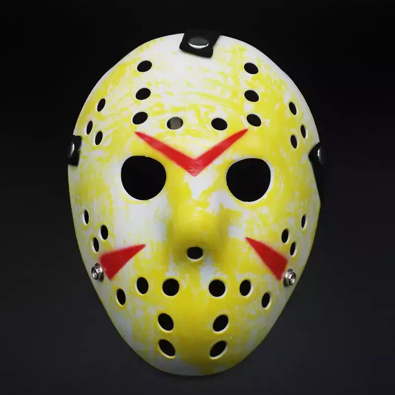 Presente filme máscara de hóquei jason voorhees sexta-feira 13th horror máscara assustadora festa de halloween cosplay máscaras para adultos homens dia das bruxas