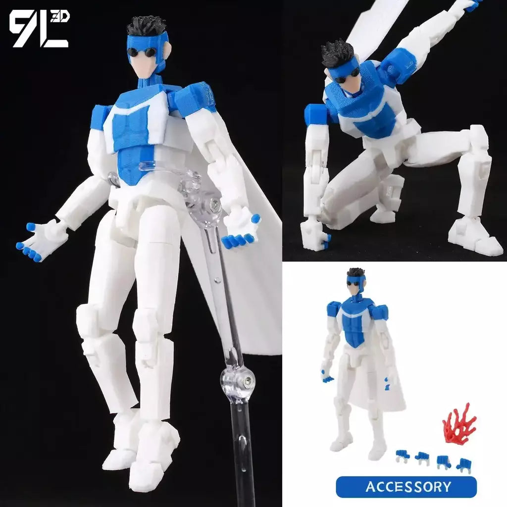 9l3d impresso invincible menino lucky13 manequim13 conquistar lex allen super-heróis anime brinquedos figuras de ação manequim modelo ornamentos