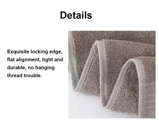 Toalha de algodão grosso altamente absorvente, toalhas de banho monocromáticas, microfibra Serviette, Cooling Towel, adequado para adultos e crianças