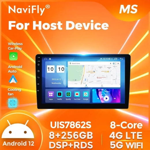 NaviFly 9 10 polegadas 1280*720 reprodutor de vídeo multimídia para carro rádio estéreo universal GPS para Volkswagen Nissan Hyundai Kia Toyota