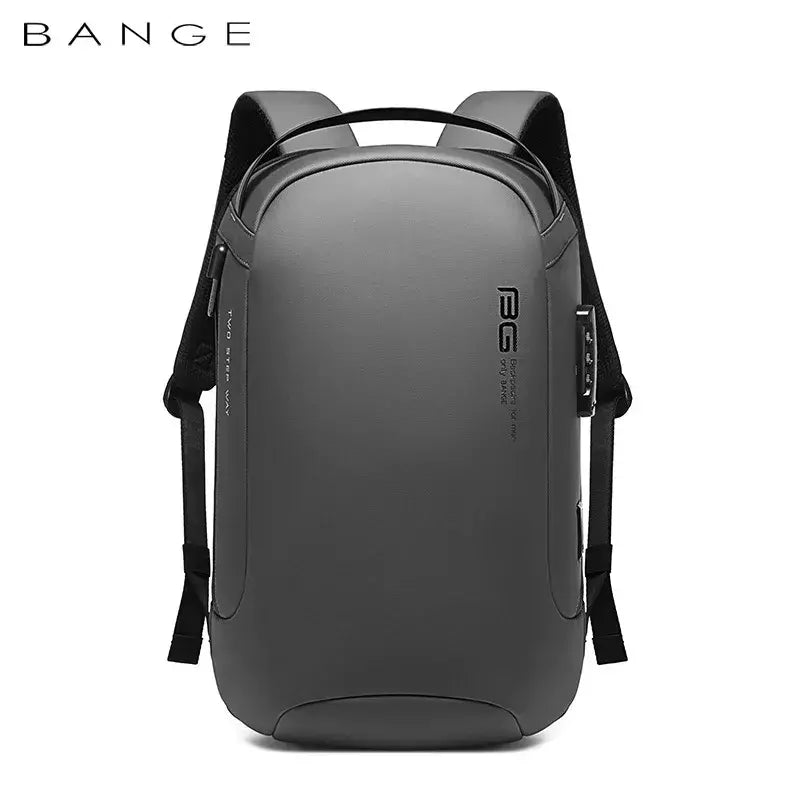 BANGE-Mochila de Viagem Impermeável Multifuncional, Sacos Escolares Masculinos Anti-Ladrão, Mochilas Laptop, Moda, 15.6";;VERDADEIRO;;"BA 7225 Black