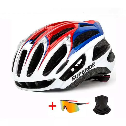 Superide integralmente moldado mountain road bicicleta capacete esportes de corrida equitação ciclismo capacete das mulheres dos homens ultraleve mtb capacete