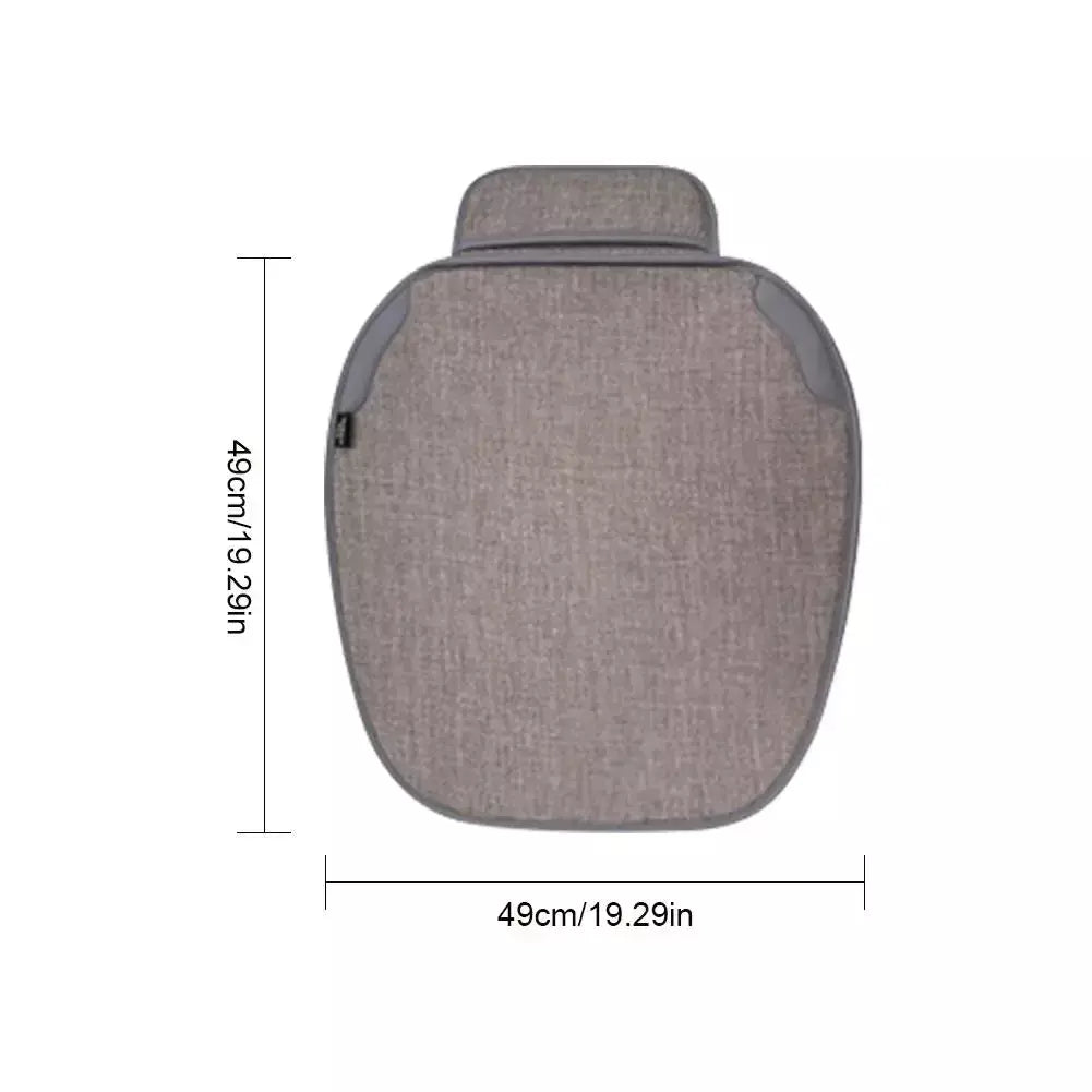 Capa de assento de linho do carro universal assento dianteiro respirável anti risco protetor capas de almofada para acessórios interiores do carro 2024