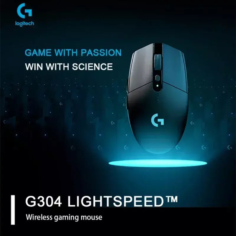 Logitech-g304 mouse sem fio, leve e portátil, para pc gamer, mesmo modelo, sem versão do driver