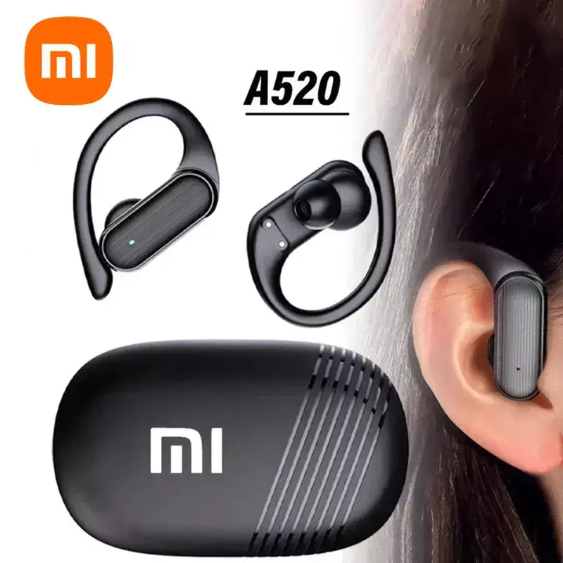 Xiaomi mijia a520 fones de ouvido bluetooth tws sem fio ganchos esportes corrida jogo ohs fone