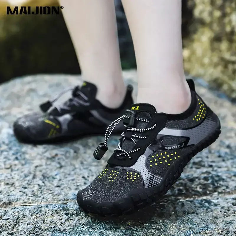 Crianças tênis de secagem rápida meninos meninas luz respirável praia aqua sapatos do miúdo elástico antiderrapante sapatos esportivos aquáticos