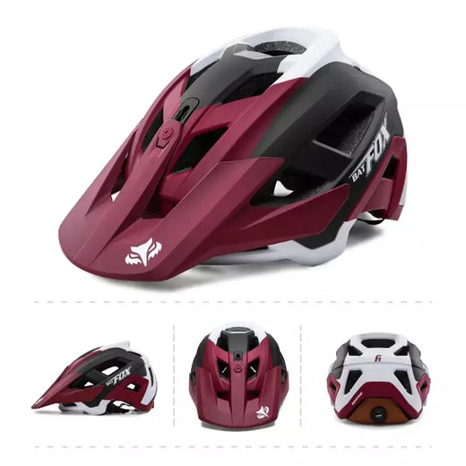 Batfox 2025 capacete de mountain bike moldagem integrada homens e mulheres capacetes de ciclismo esportes ao ar livre chapéus de segurança ma066 e ma057