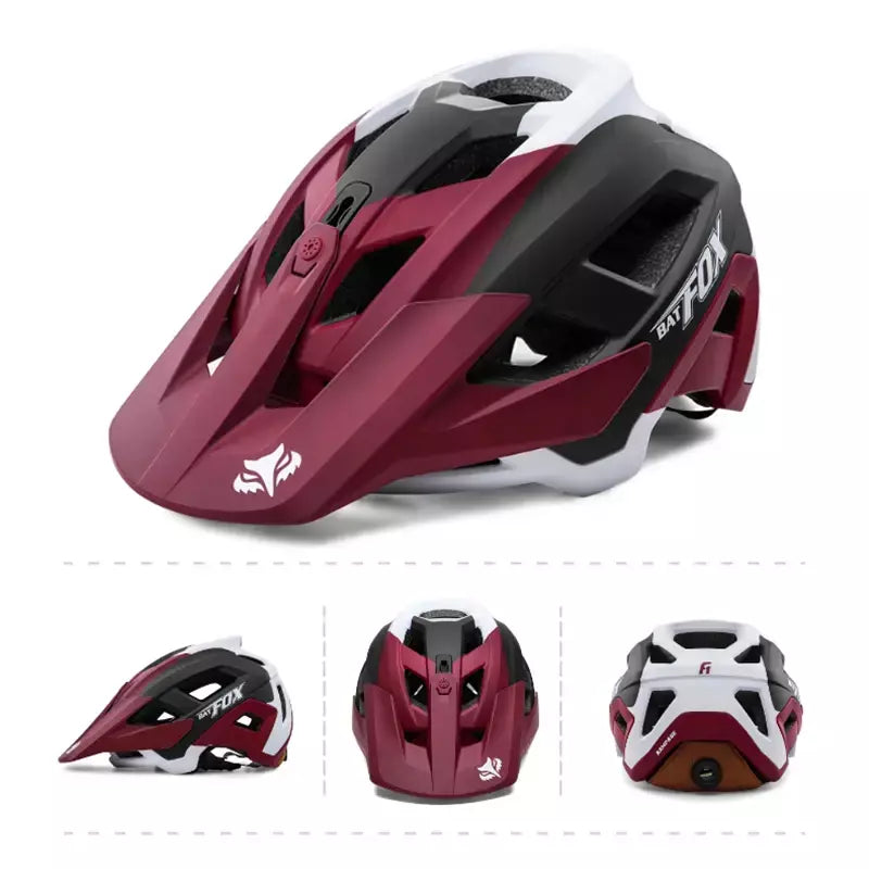 Batfox 2025 capacete de mountain bike moldagem integrada homens e mulheres capacetes de ciclismo esportes ao ar livre chapéus de segurança ma066 e ma057