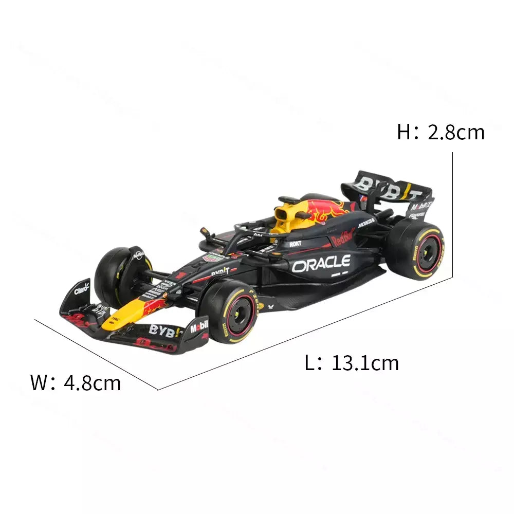 Bburago 1:43 Redbull 2024 RB20 # 1 # 11 F1 Racing Formula Car Simulação Estática Diecast Alloy Model Car