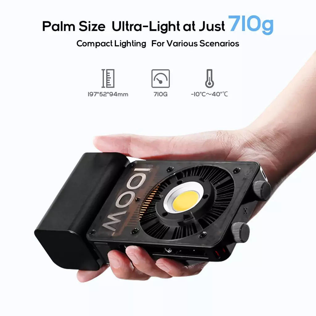 Do brasil sem taxa Zhiyun oficial cinepeer cx100 100w portátil led cob luz de bolso luz de vídeo bicolor foto luz de preenchimento fotografia iluminação