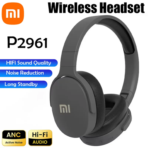 Xiaomi p2961 fones de ouvido sem fio bluetooth 5.3 dobrável alta fidelidade estéreo graves pesados longa resistência com microfone