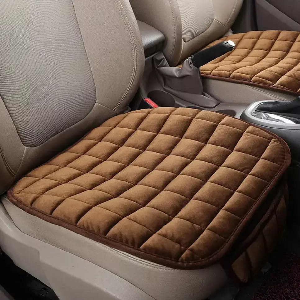 Universal inverno quente capa de assento de carro almofada anti-deslizamento assento da cadeira dianteira almofada respirável protetor de assento de carro capas de assento para carros