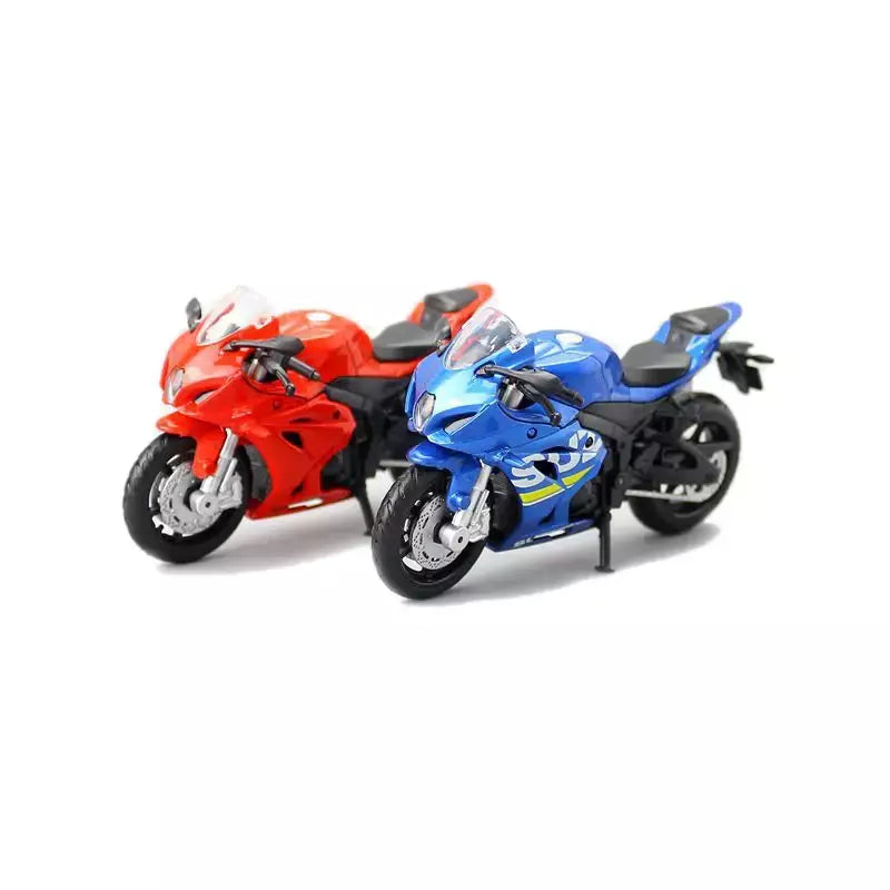 Motocicleta liga e plástico modelo brinquedo, Caipo GSX-R1000 YZF-R1 Vespa 200, 1:18
