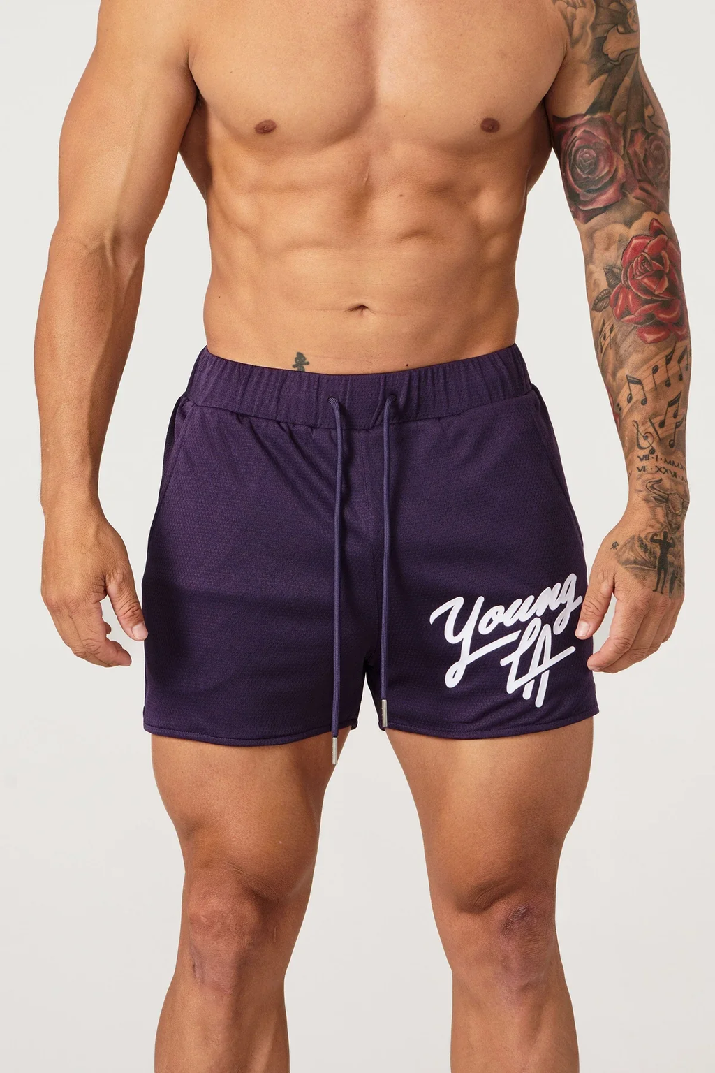 Calções de Fitness Masculino Estilo Americano, Corrida, Calça de Praia de Treino, Basquete, Esportes Ginásio, Fitness, Marcas
