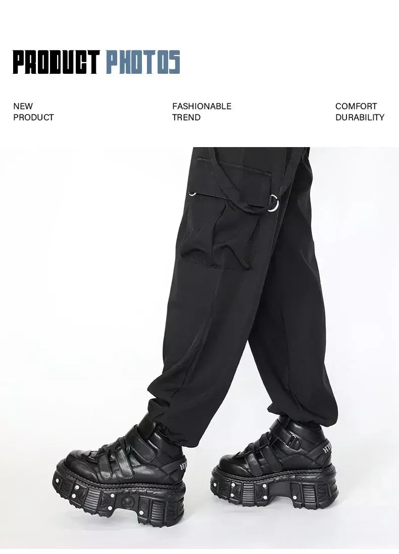 2025 novo estilo punk sapatos femininos rendas altura do salto 6cm sapatos de plataforma mulher decoração de metal mulher tênis gótico tornozelo botas de rock