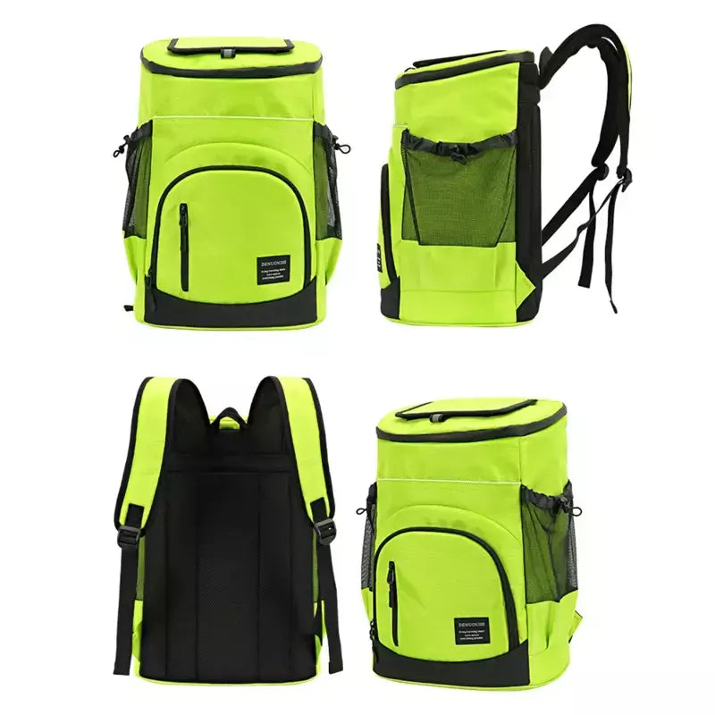 Mochila Refrigerador Isolado Macio, 30L, Saco Térmico, Refrigerador Térmico, Viagem, Exterior, Praia, Cerveja, Geladeira