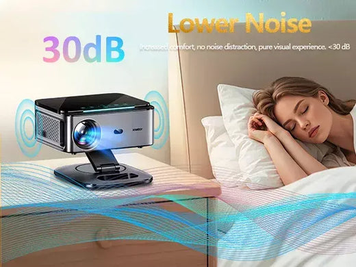 XWBSY 2025 Projetor de foco laser TOF 45000Lumens Moive Projetor de luz diurna portátil 4K Android 12.0 Projetor LED WIFI6/20MS