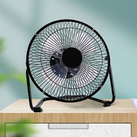 1pcs Ventilador USB Ventilador de mesa Ventilador portátil 360 ° Ventilador de resfriamento ajustável Ventilador leve de 4 polegadas dobrável para telefone celular de escritório de mesa em casa