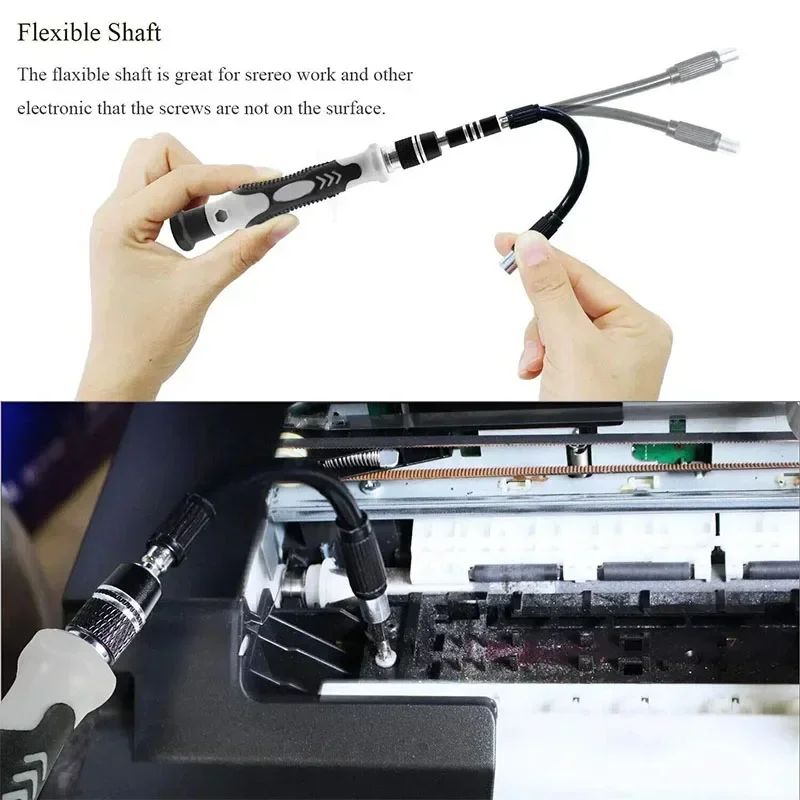 Conjunto de chave de fenda de precisão magnética 115 em 1, ferramentas de reparo eletrônico, driver de porca profissional para laptop, telefone, manutenção de pc