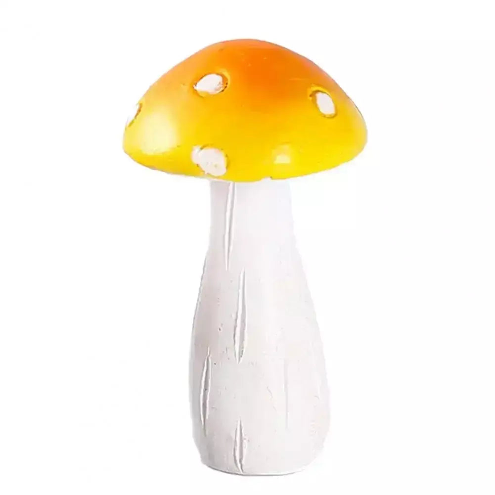 Eco-friendly Resina Jardim ornamento para casa, Estatueta Cogumelo Grande, Estátua Decorativa Criativa, Estatueta Durável Vivid