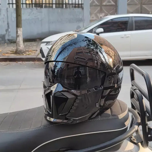 ORZ-Capacete Retro Cruise de Motocicleta, Capacete Completo Combinado Masculino e Feminino, Slot para Headphone, Bluetooth, Headphone, Orz