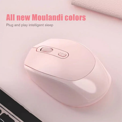 Rato de jogo sem fio negócios portátil desktop escritório em casa ergonômico silencioso recarregável ratos para computador com receptor usb