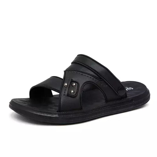 Sandálias de couro confortáveis masculinas, sapatos ao ar livre, marca original, tendência adulta, verão, 2024