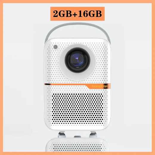 HONGTOP Android Inteligente Mini Projetor 300ANSI Lumen Projetor Portátil 4K com WIFI Bluetooth 1080P Home Movie Theater Beamer
