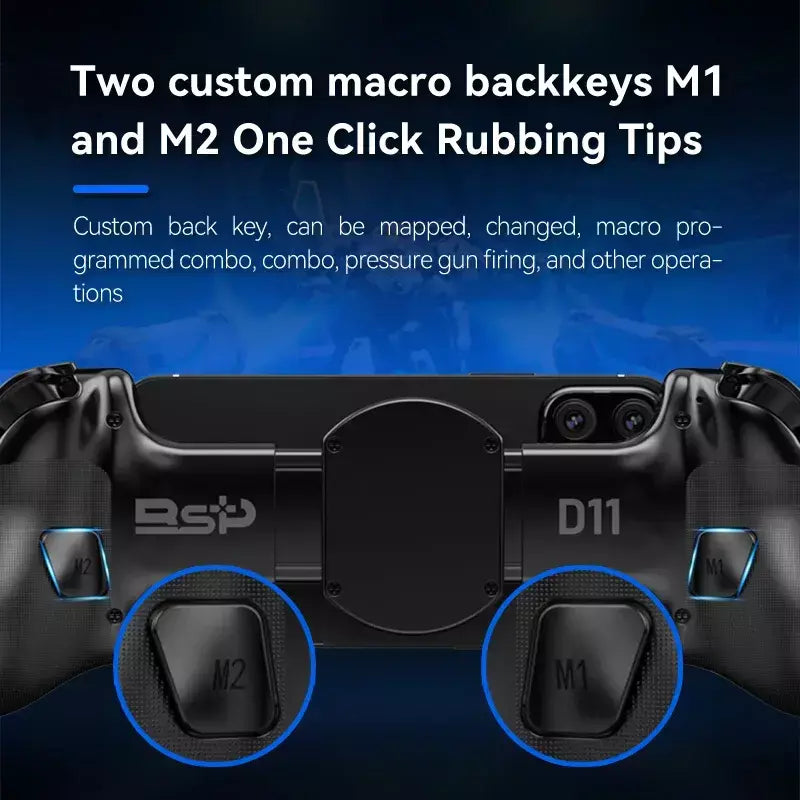 BSP-D11 Stretching Controlador de jogo sem fio para SWITCH/Android/Apple IOS Tablet para PS3/PS4/XBOX Gamepad Streaming