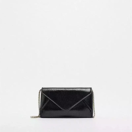 Bolsa de ombro única para mulheres, bolsa quadrada pequena, bolsa crossbody, bolsas prateadas, mini corrente, envelope, elegante