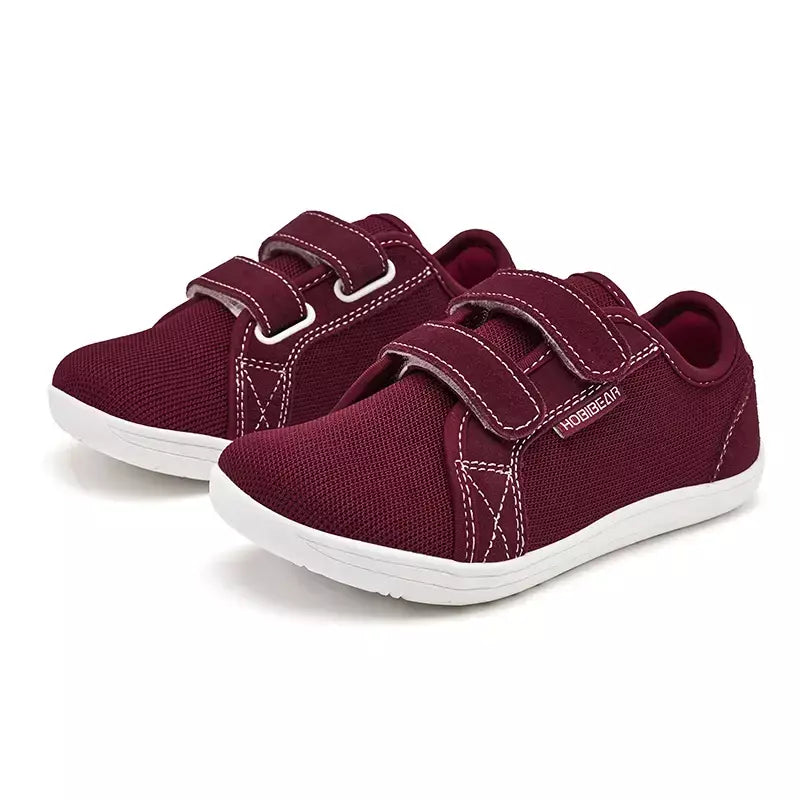HOBIBEAR-Tênis de malha leve infantil, calçados casuais respiráveis, sapatos minimalistas com os pés descalços, pequenos e grandes, tênis infantil