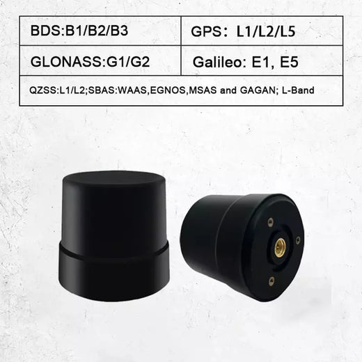 Módulo de antena helicoidal gps gnss à prova d'água travelight ip67, antena gnss sma l1 l2 l5 l-band para agricultura