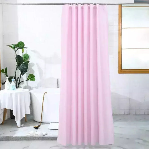 PEVA-Cortina de chuveiro do banheiro com ganchos, impermeável, espessamento, acessórios domésticos, 180x180cm