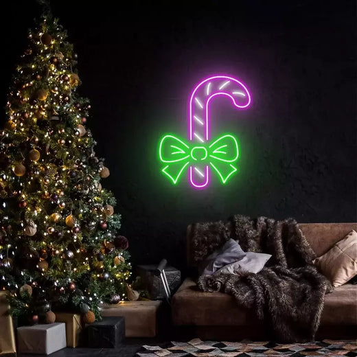 Árvore de Natal LED Neon Sign Light Decoração do floco de neve Luzes personalizadas Decoração de festa