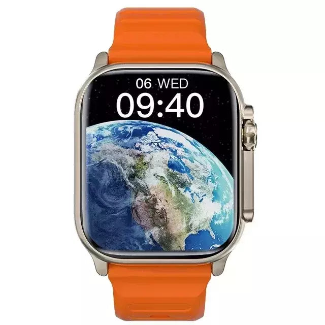 Relógio inteligente masculino T900 Ultra 2, Tela AMOLED, Bússola NFC, Impermeável, Apple Watch, IWO Ultra 8, 49mm, Série 8, 2.3 ", 2024