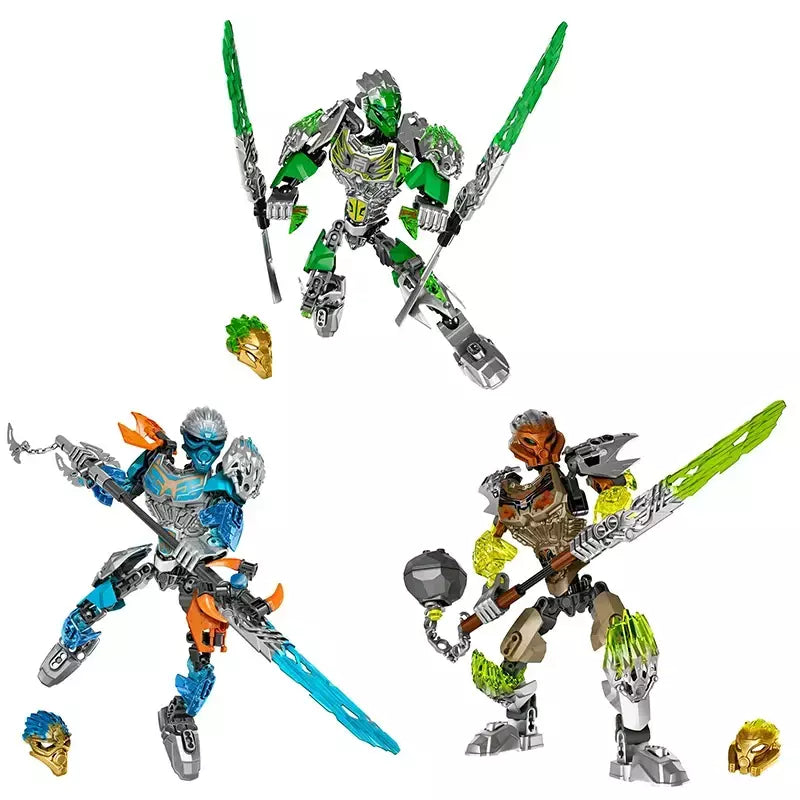 Bionicle Warriors Crânio Figuras de Ação Coleção Blocos de Construção Umarak Uxar Máscara Mestre Storm Beast Anime Tijolos Brinquedo Presentes para Crianças