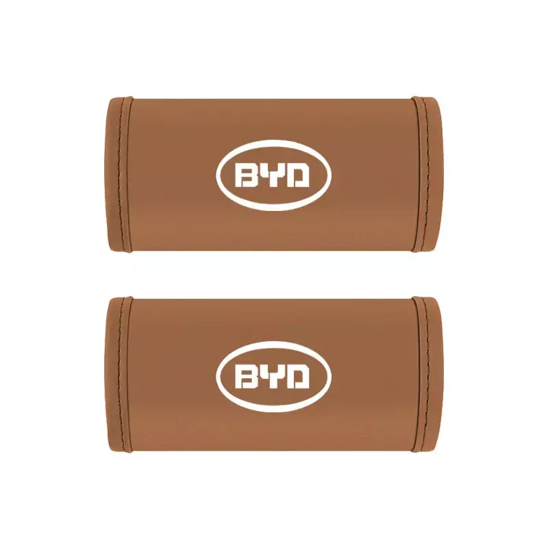 2 pçs carro anti deslizamento puxar luva interior do carro alça de couro protetor capa para byd tang s7 g3 m6 f3 atto 3 e6 qing yuan canção f3r
