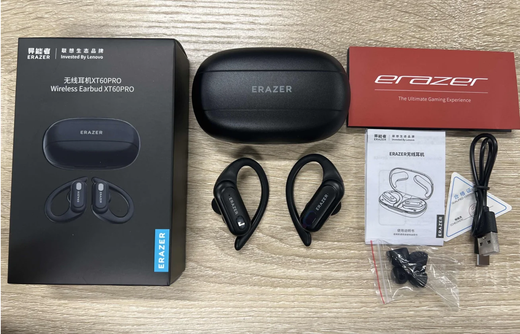 Erazer xt60pro esportes sem fio fones de ouvido bluetooth alta fidelidade redução ruído fone com microfone gancho