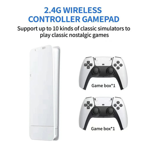 M15 jogo vara mini tv console de jogo portátil sem fio gamepads vídeo game 64g 20000 + jogo retro saída hd dois jogadores para ps1 etc