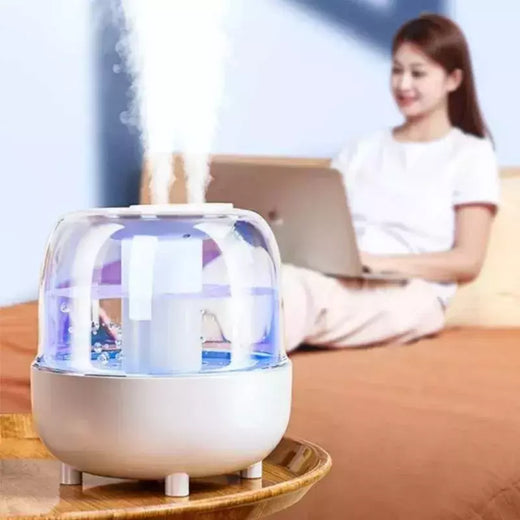 Umidificador de ar de grande capacidade para quarto, Portable USB Water Clipper, Casa com Nightlight, Purificador de ar, Difusor de Aroma