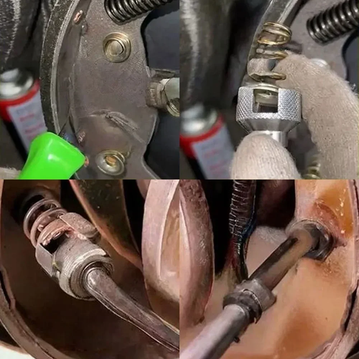 Compressor de mola de freio, ferramenta de reparo de freio de carro, arruela de mola de freio, compressor de reparo, instalação de alça, ferramentas de reparo de carro