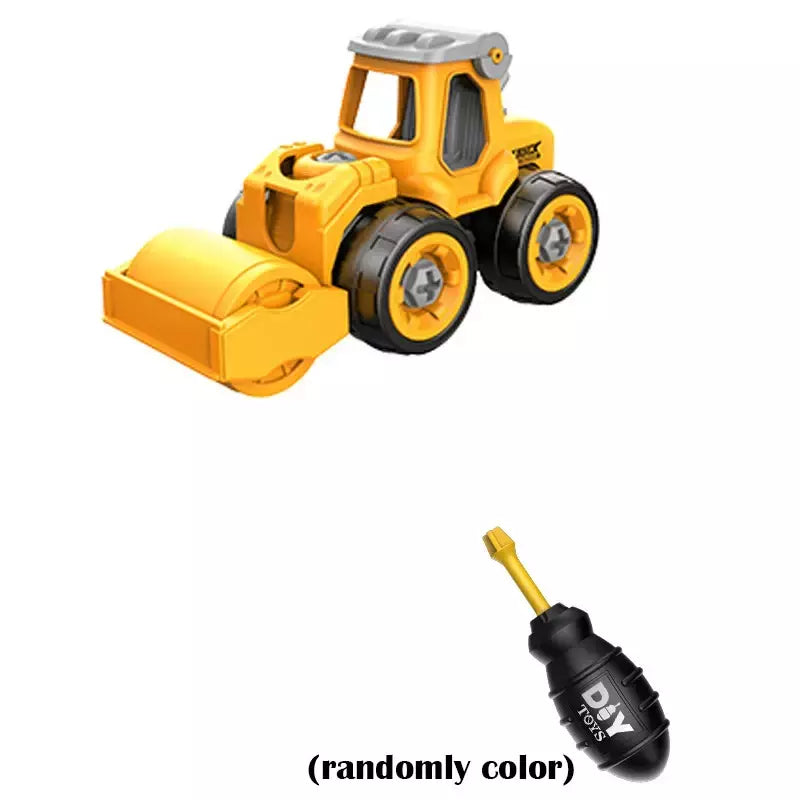 Porca Desmontagem Carregando Descarga Engenharia Caminhão Escavadeira Bulldozer Montessori Educação Brinquedo Criança Parafuso Criativo Ferramenta Carro